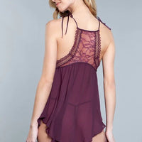 1874 Alana Chemise Burgundy