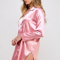 BW1788 Kimberly Satin Sleepshirt