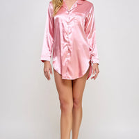 BW1788 Kimberly Satin Sleepshirt