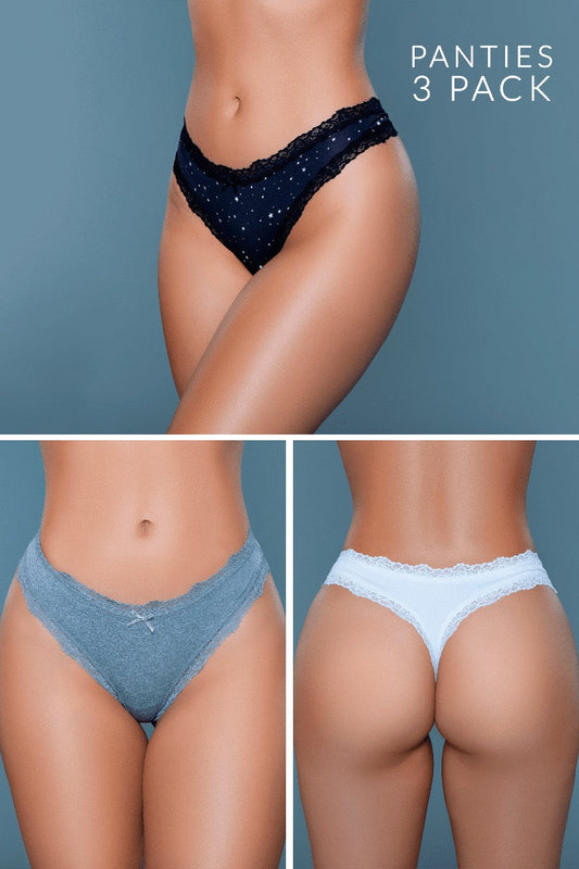 22063PK Jade Thong 3 Pack