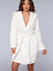 1817 Janet Plush Fleece Color Block Robe