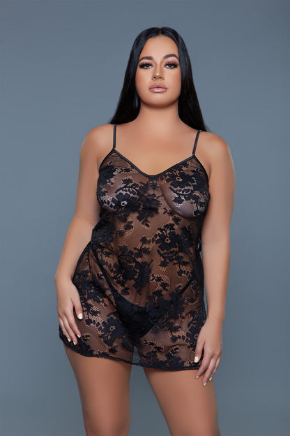 2270 KELLY CHEMISE BLACK