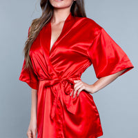 1947 Getting Ready Robe - Red