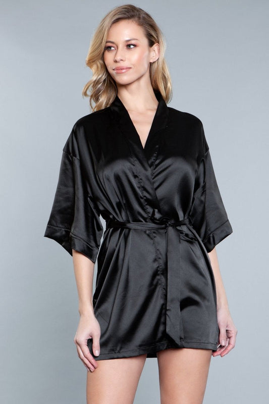 1947 Getting Ready Robe - Black