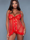 2140 Emma Babydoll Red