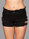 J10BK Buckled Down Denim Shorts - Black