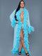 BW834TQ Glamour Robe Turquoise