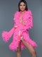 BW834HP Glamour Robe Hot Pink