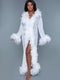 BW834W Glamour Robe White