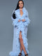 BW834PW Glamour Robe Periwinkle