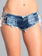 BWJ4BL Strings Attached Shorts