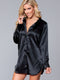 BW1788BK Kimberly Satin Sleepshirt