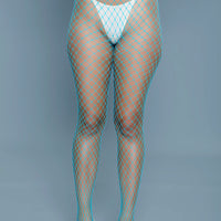 2303 Can't Back Down Pantyhose Turquoise