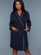 2258 Waffle Robe Black