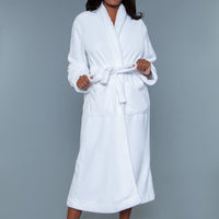 2260 Helena Plush Robe White