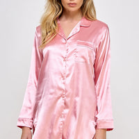 BW1788 Kimberly Satin Sleepshirt