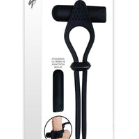 Zero Tolerance Black Tie Affair Vibrating Cock Ring - Black