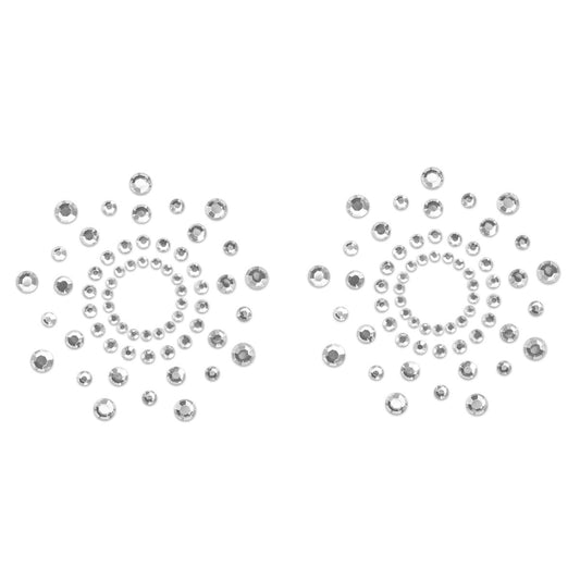 Bijoux Indiscrets Mimi Jewel Pasties - Silver