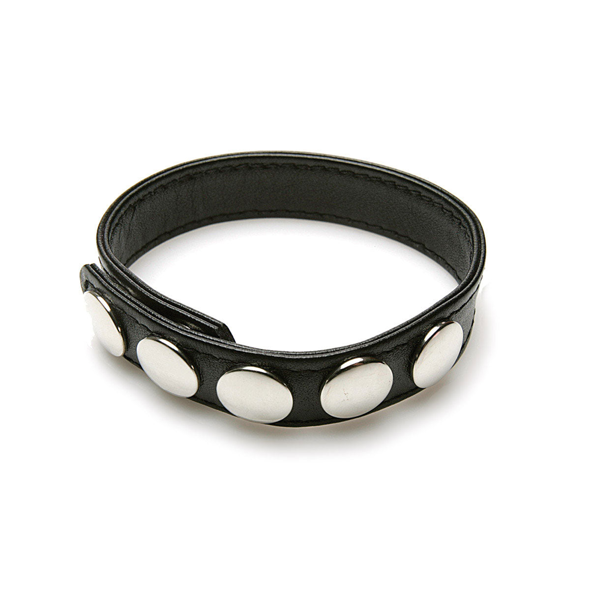 Sex Kitten Leather 5-Snap Ring