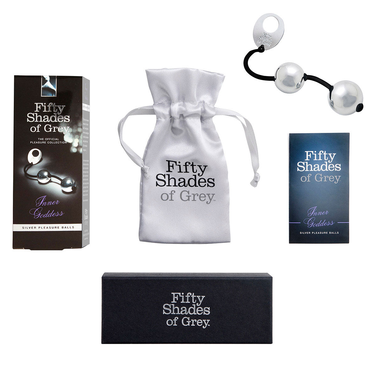 Fifty Shades Inner Goddess Silver Metal Pleasure Balls