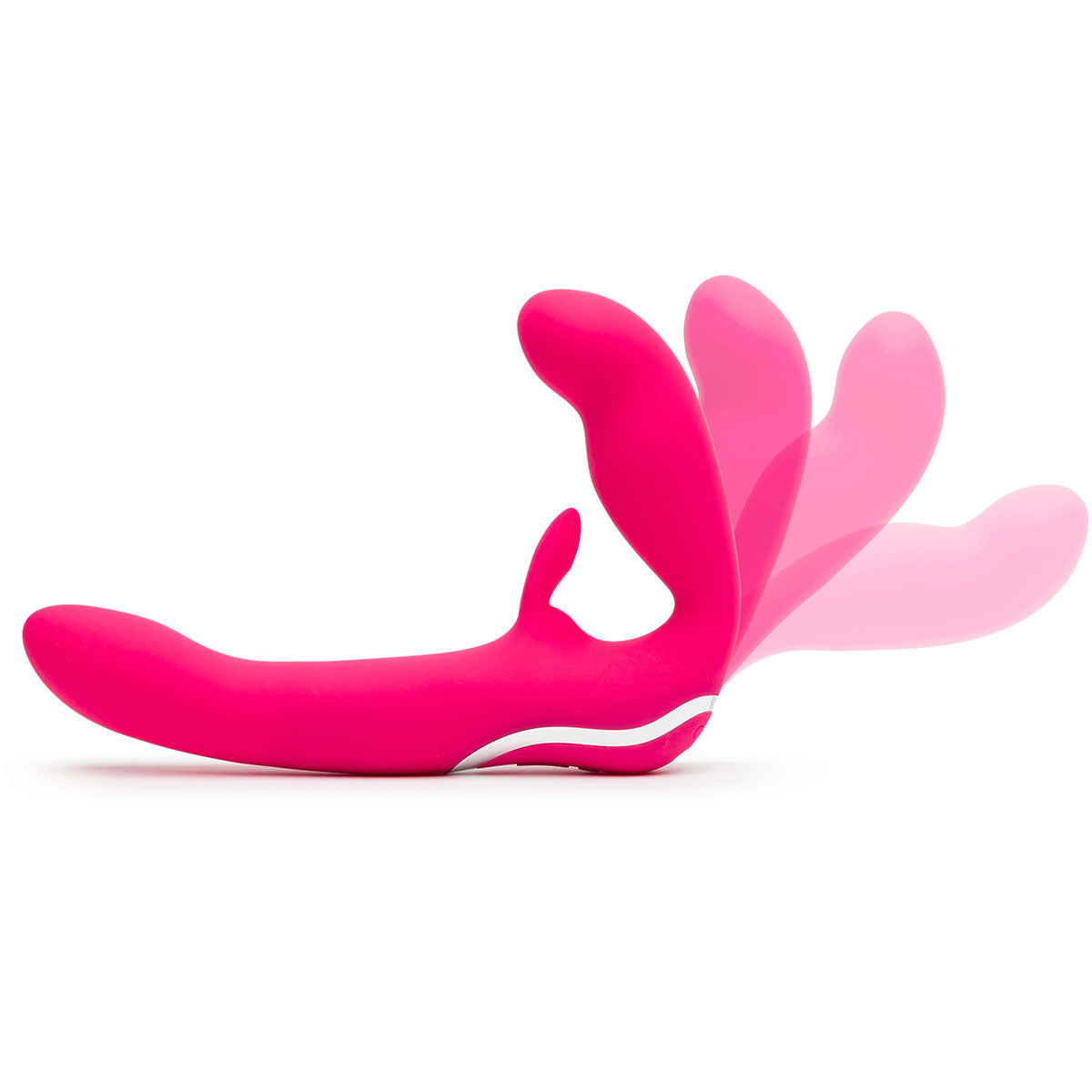 Happy Rabbit Strapless Strap-On -  Pink