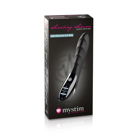 Mystim Sizzling Simon E-Stim - Black