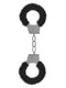 Shots Ouch! Beginner's Furry Handcuffs - Black