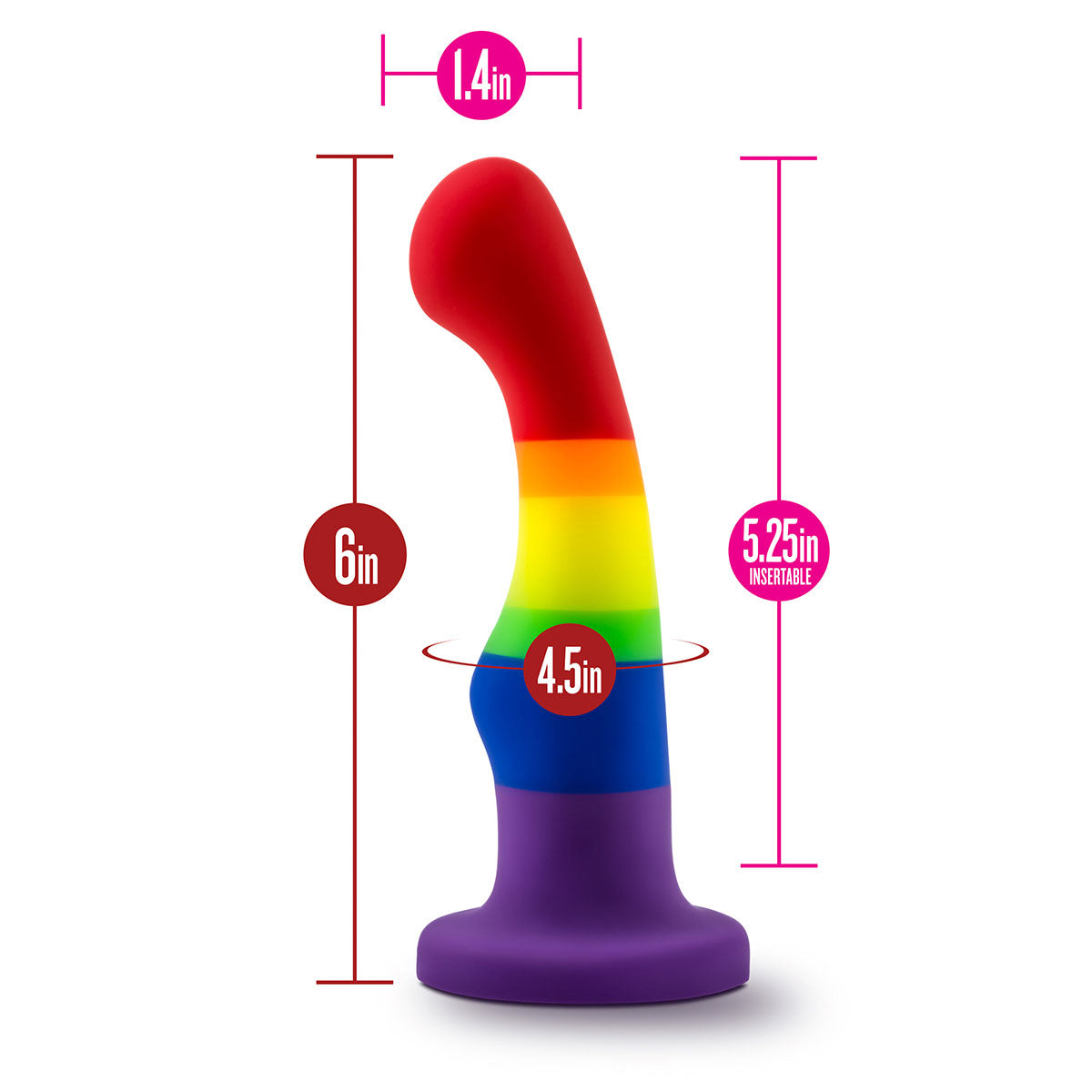 Avant Pride Freedom Dildo (P1)