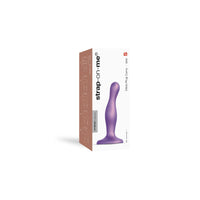 Strap-On-Me Curvy Plug Dil Metallic Purple - Small