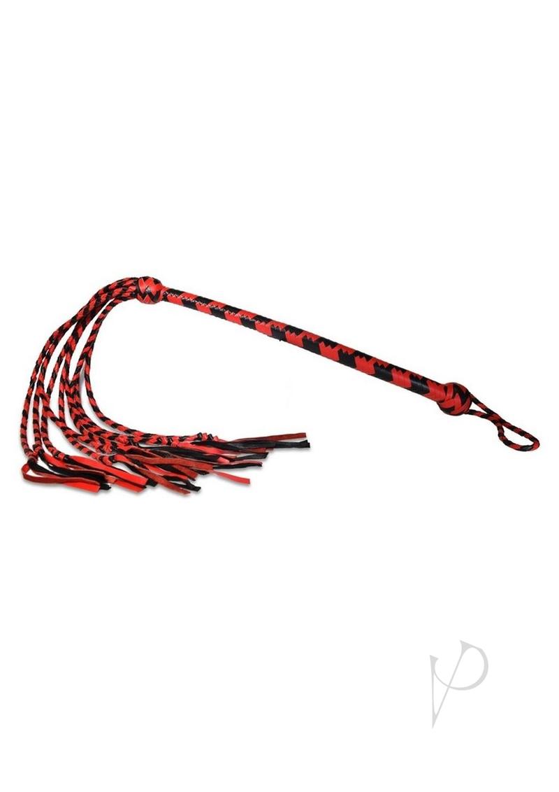 Prowler Red Long Handle Flogger Red/blk