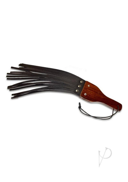 Prowler Red Leather Wood Fringe Blk