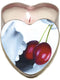 Edible Heart Candle Cherry