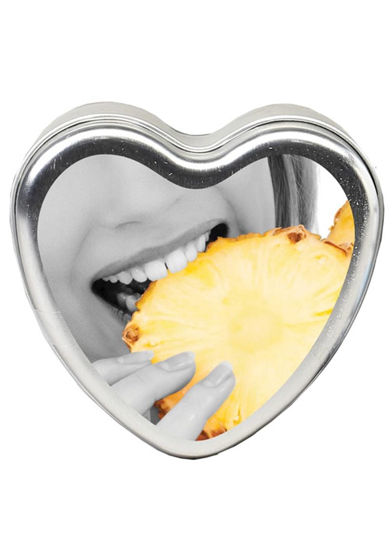 Edible Heart Tropical Candle Pineapple