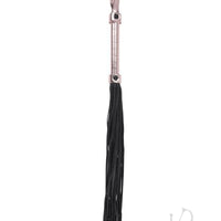 Sandm Brat Flogger Black/ Rose Gold