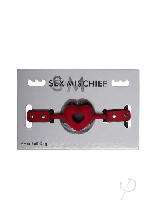 Sandm Amor Ball Gag Red/black