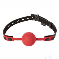 Saffron Ball Gag Black/red