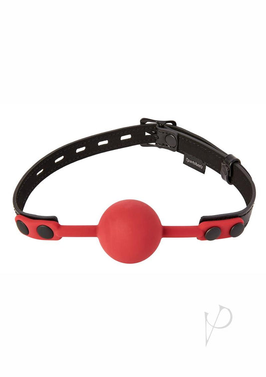 Saffron Ball Gag Black/red