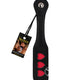 12 Leather Heart Impression Paddle