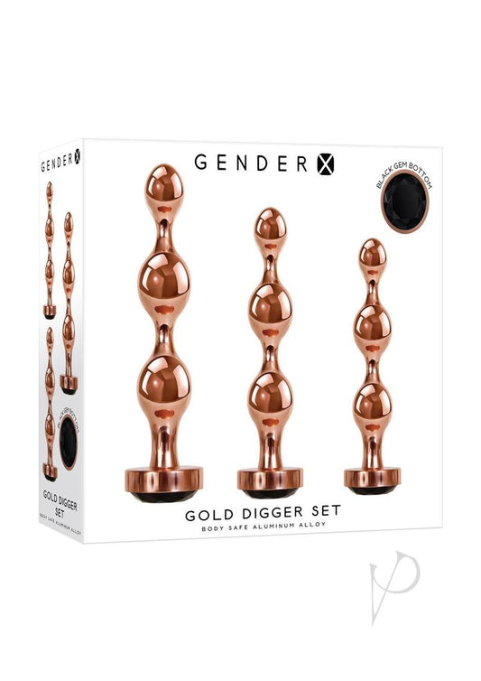 Gx Gold Digger Set 3pc Rose Gold/black