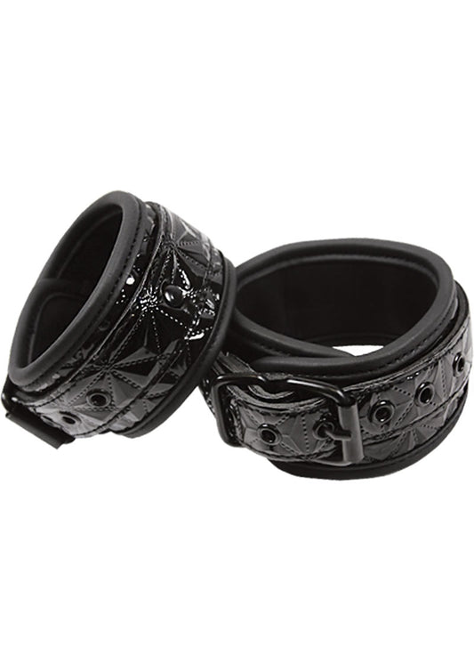 Sinful Wrist Cuffs Black