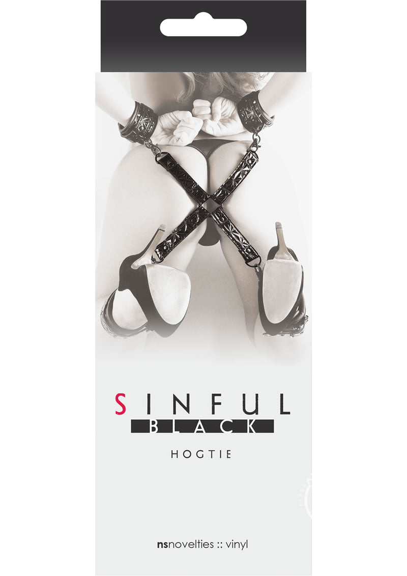 Sinful Bondage Hogtie Black