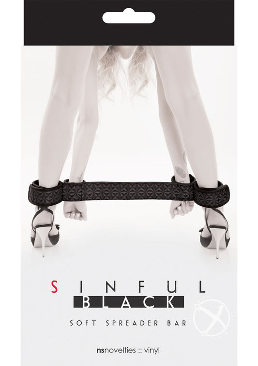 Sinful Soft Spreader Bar Black