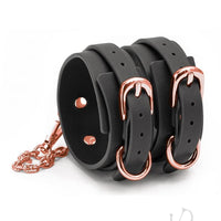 Bondage Couture Ankle Cuffs Black