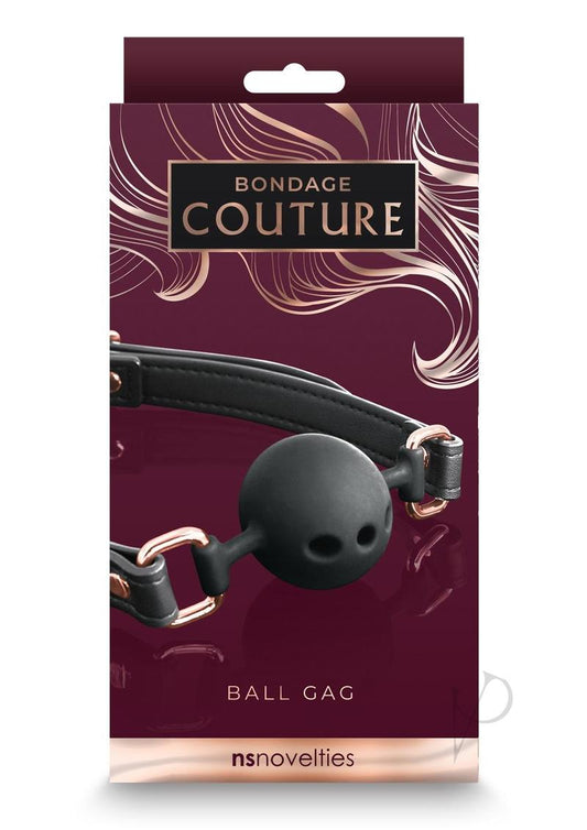 Bondage Couture Ball Gag Black