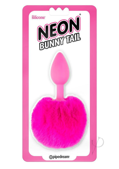 Neon Bunny Tail Pink