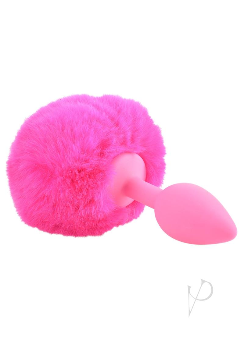 Neon Bunny Tail Pink