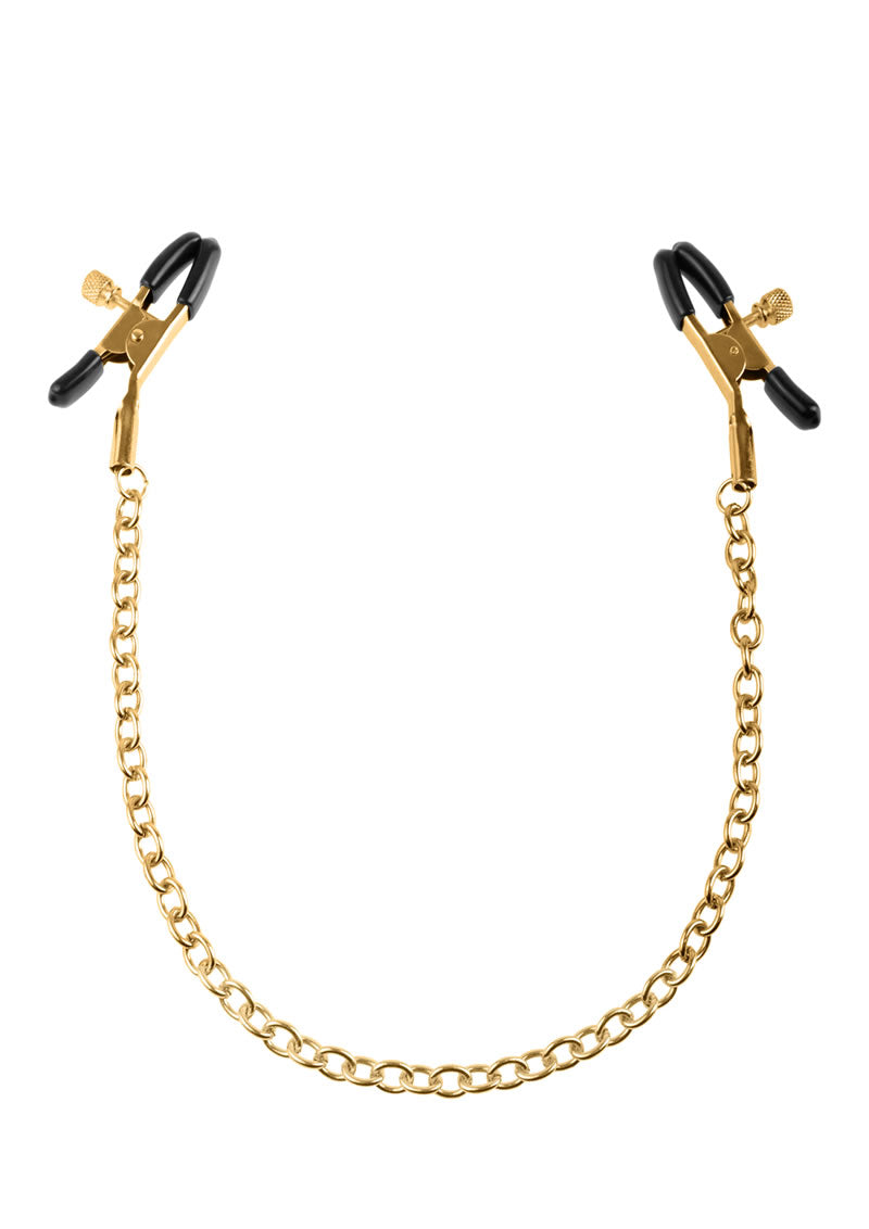 Ff Gold Chain Nipple Clamps