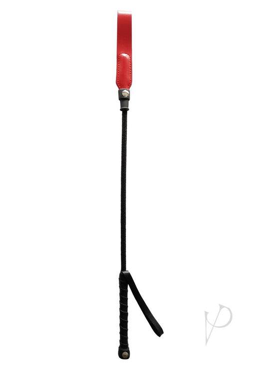 Rouge Short Riding Crop Slim Tip 20 Red