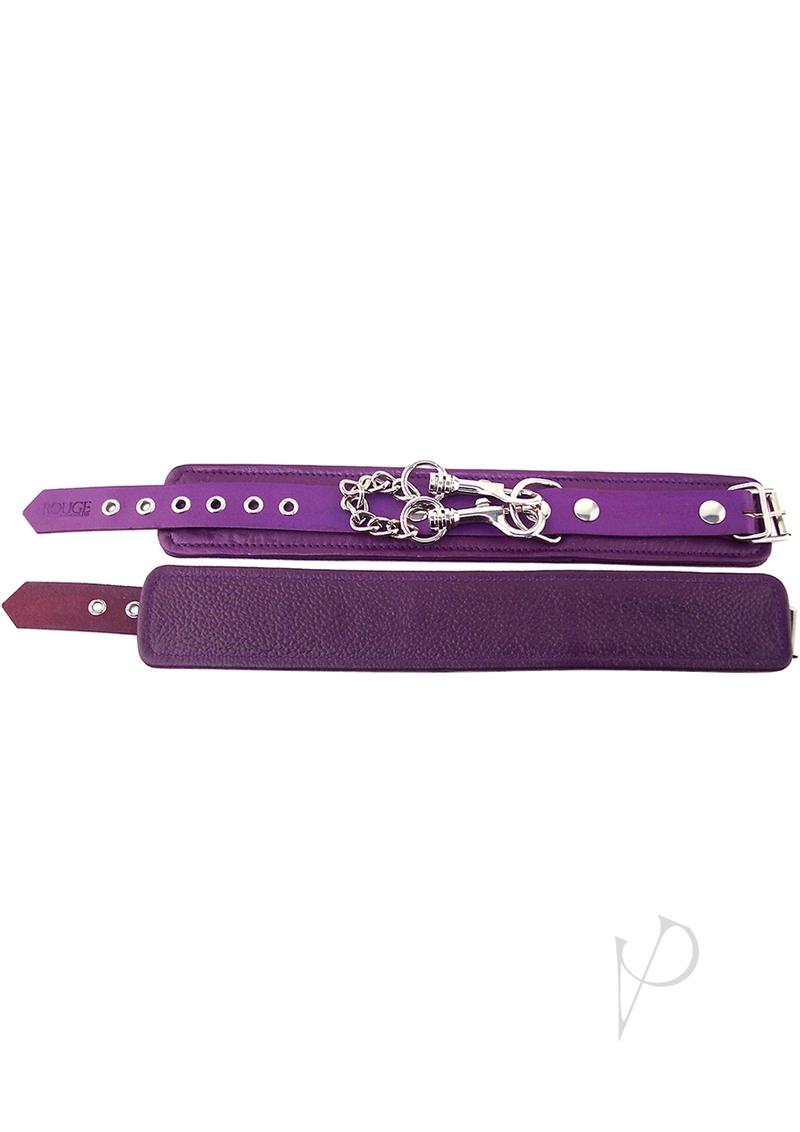 Rouge Plain Wrist Cuffs Purple