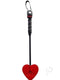 Mini Leather Spade Paddle Red